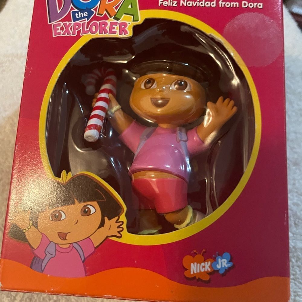 Dora The Explorer Boots Holiday Christmas Ornament New